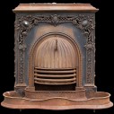 Victorian Steel & Cast Iron Belgian Stove