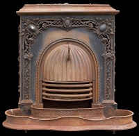 Victorian Steel & Cast Iron Belgian Stove