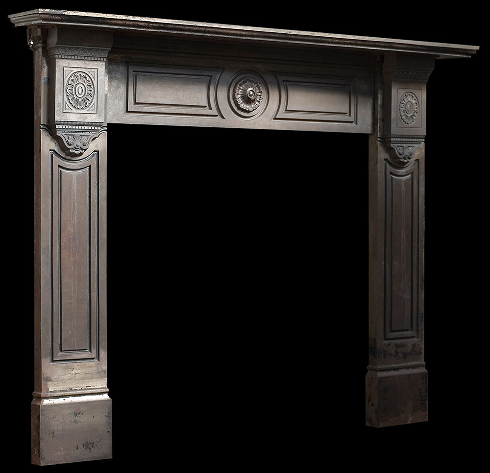 Cast iron fire surround