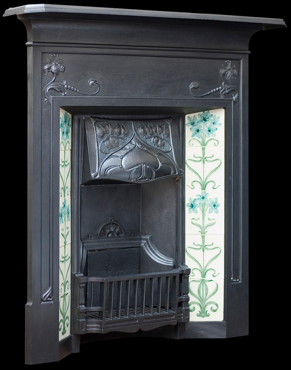 Art Nouveau fireplace