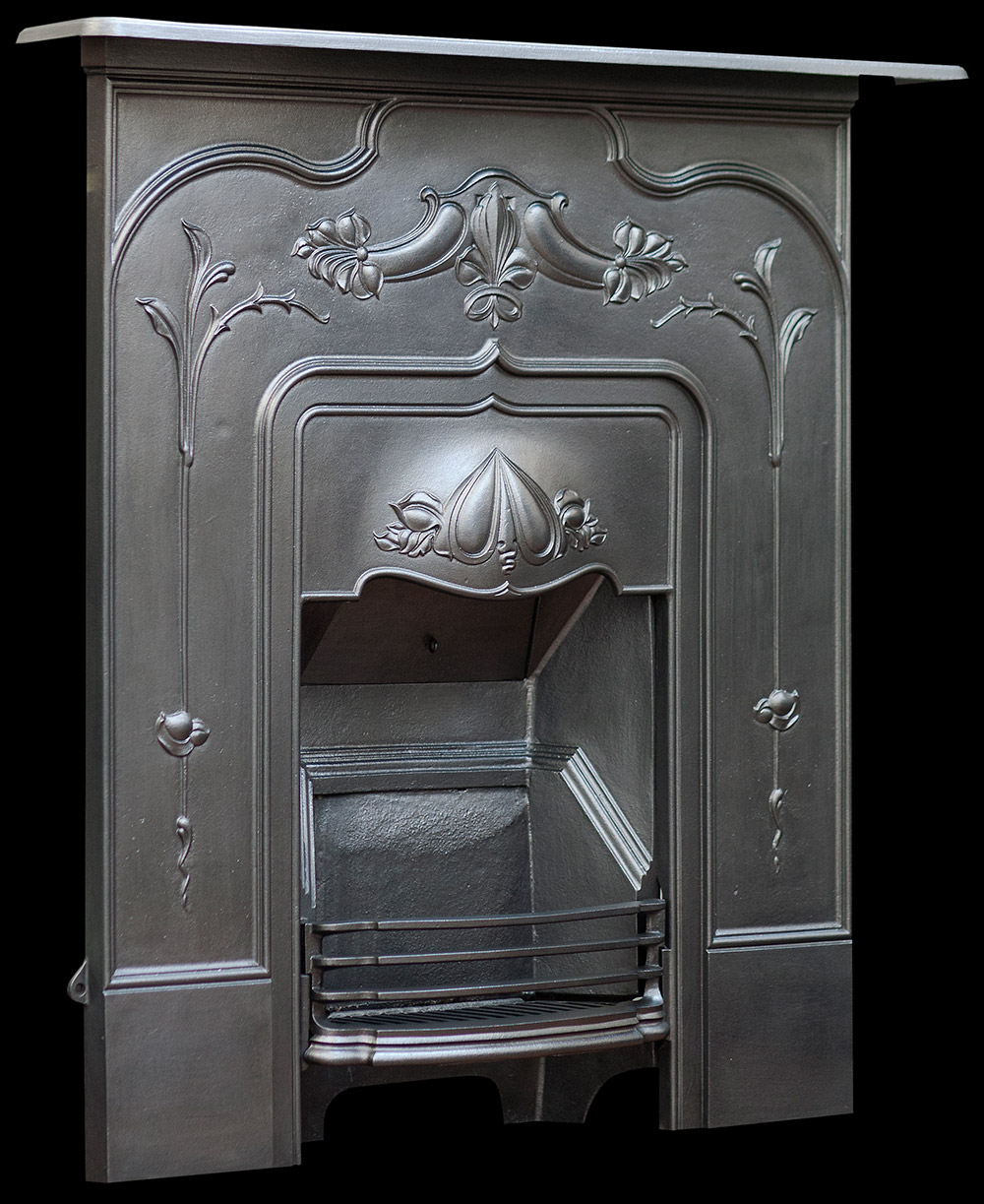 Art Nouveau Mantel Antique Fireplace Restoration Company
