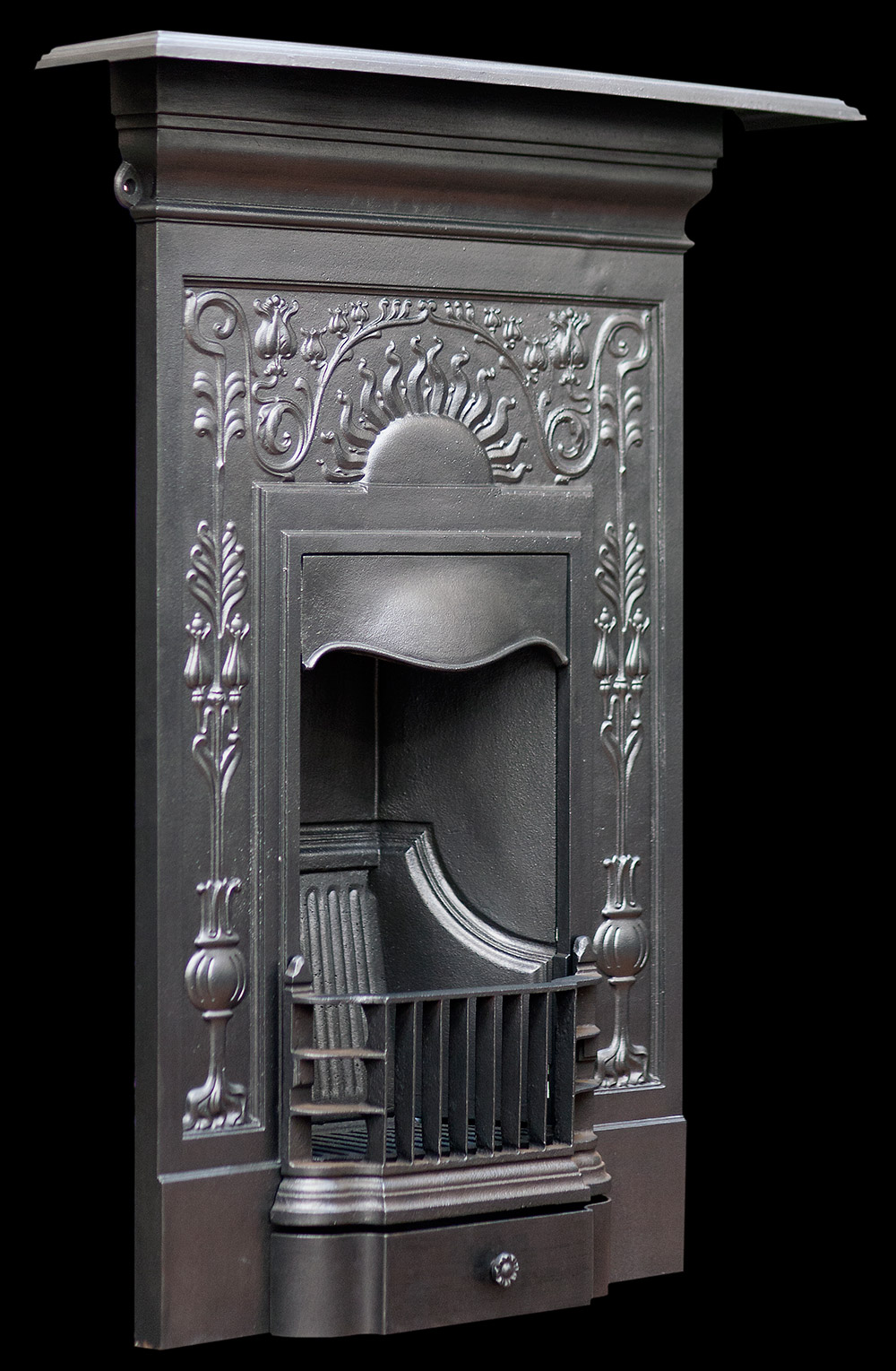 Art Nouveau bedroom fireplace - Antique fireplace for sale