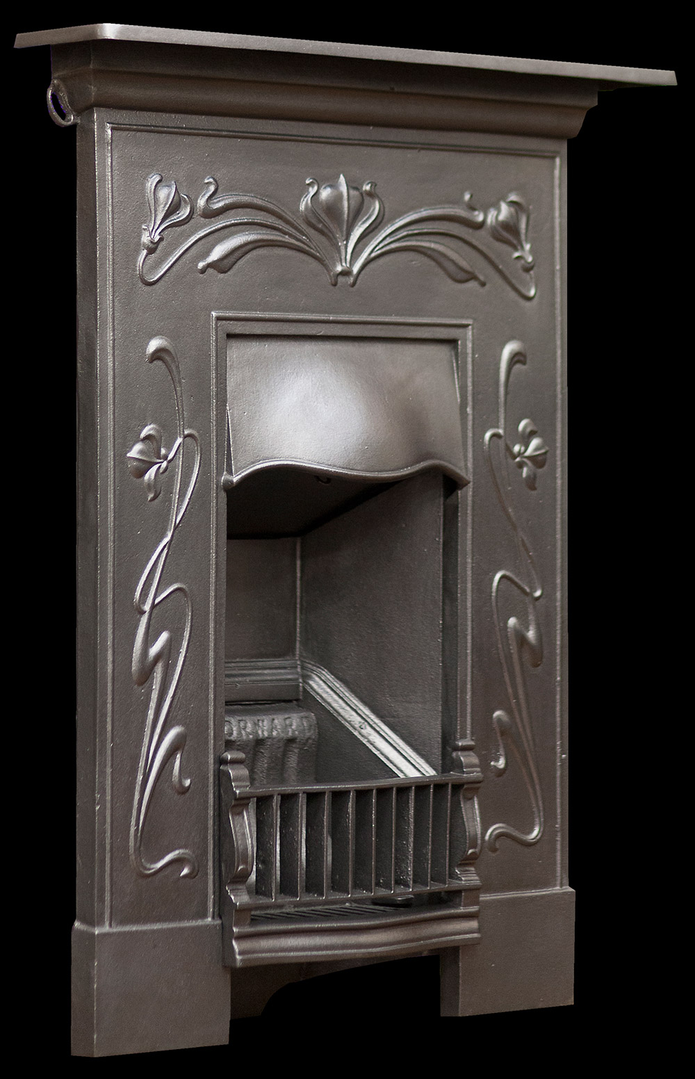 Art Nouveau bedroom fire Old fireplaces