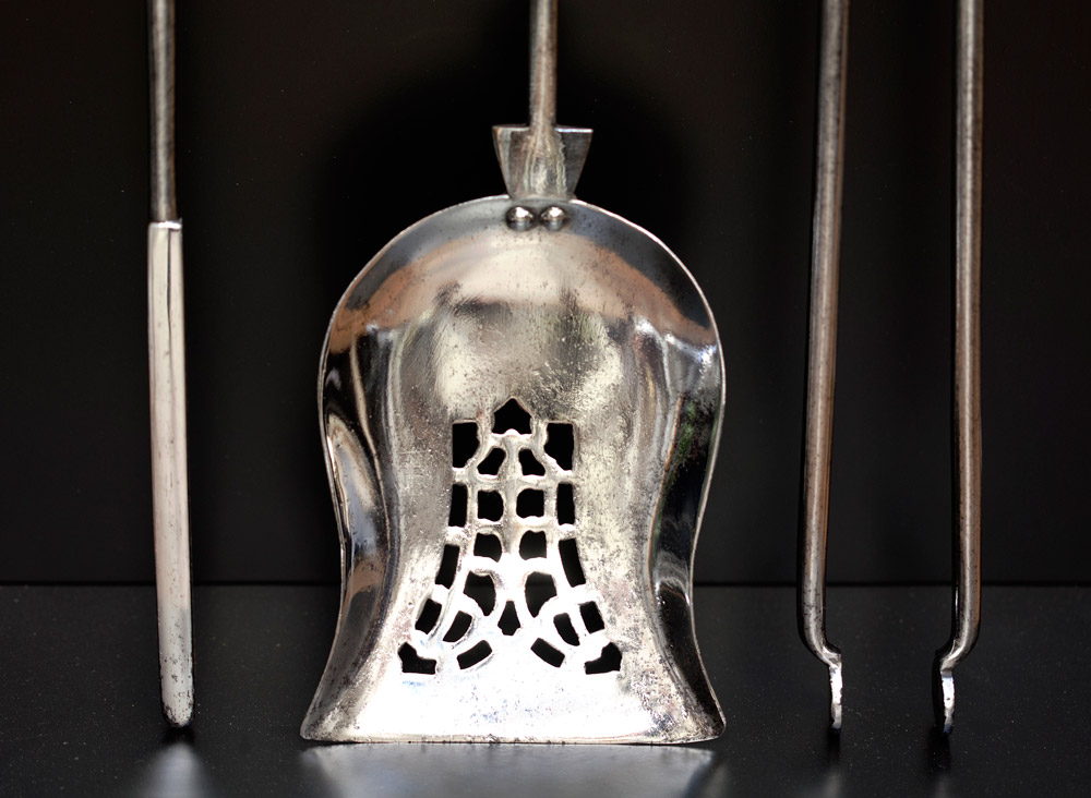 Polished Steel fire irons Beautiful fireplaces