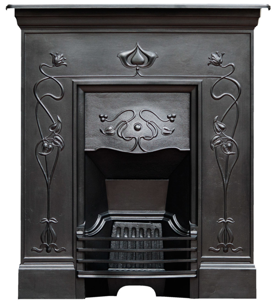Renovate A Cast Iron Fireplace, How To Clean Black Metal Fireplace Surround