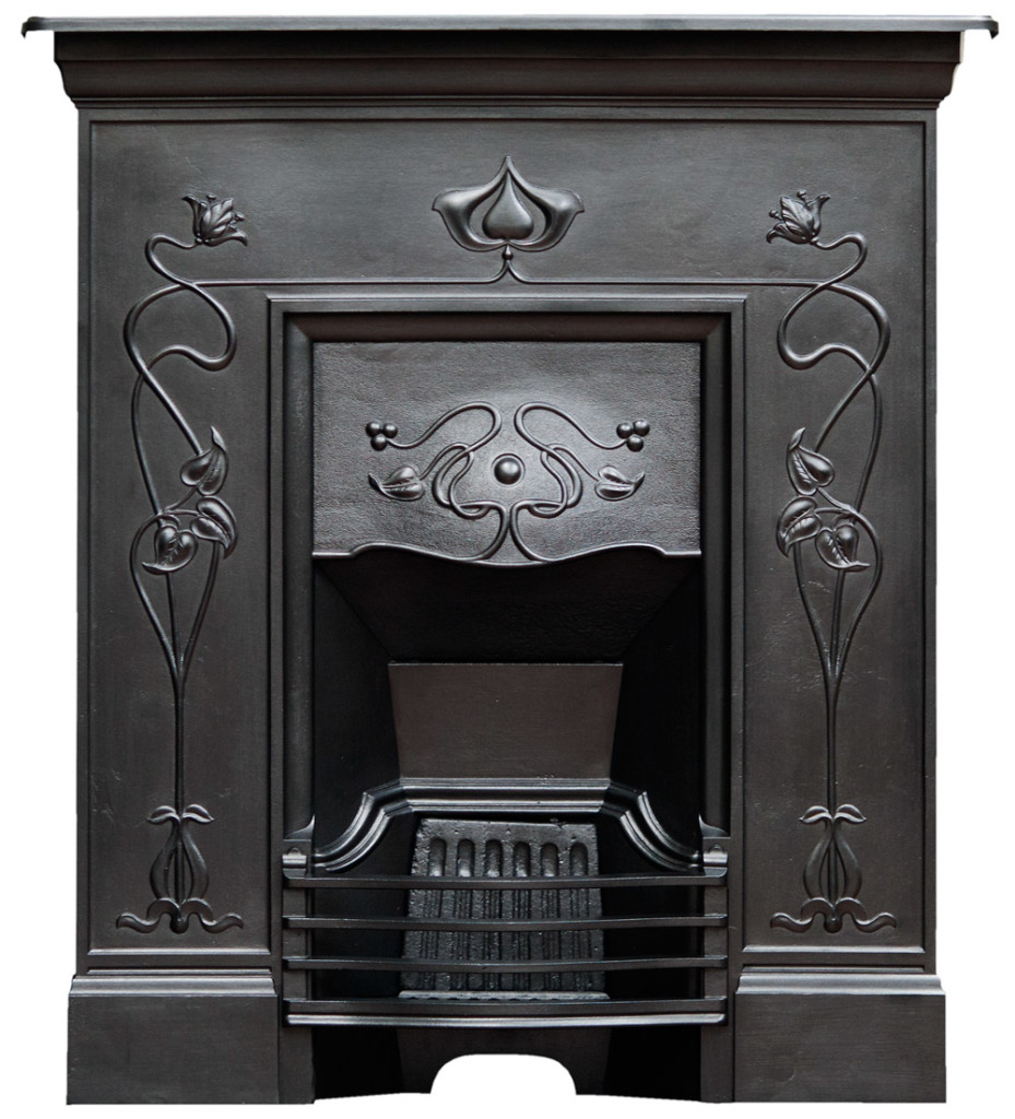 Cast iron fireplace