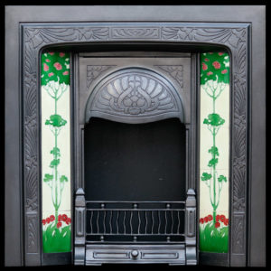 antique fireplace